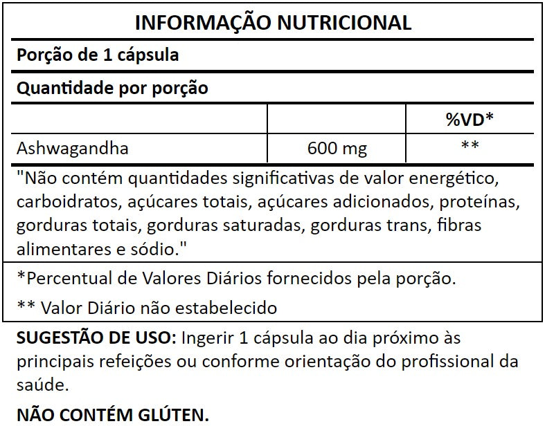 Tabela nutricional
