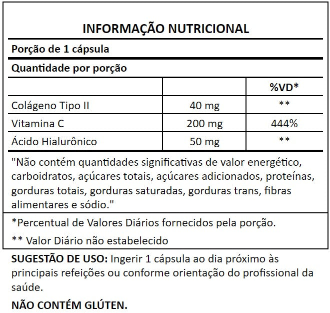 Tabela nutricional