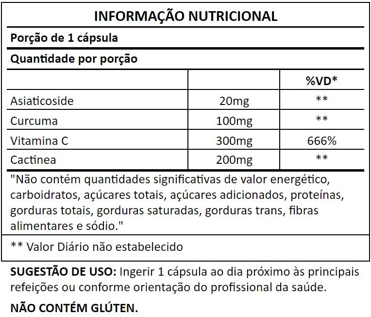 Tabela nutricional