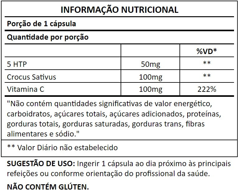 Tabela nutricional