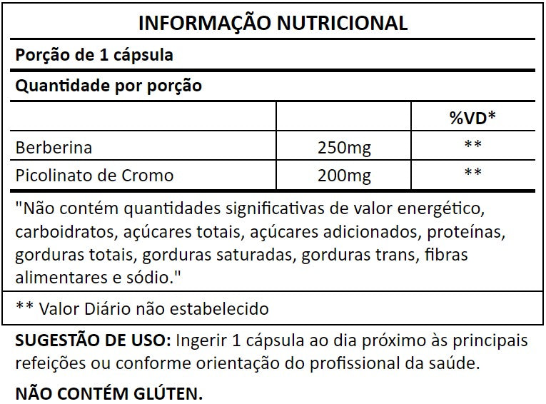 Tabela nutricional