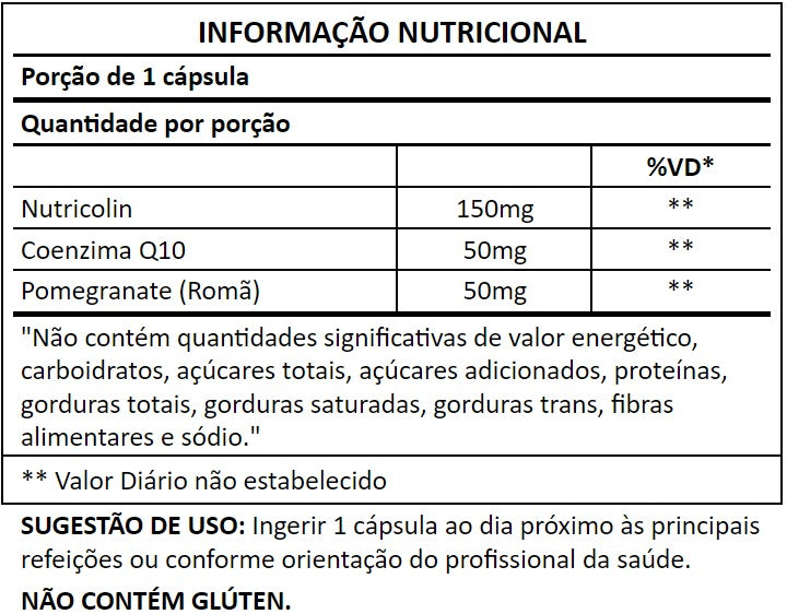 Tabela nutricional
