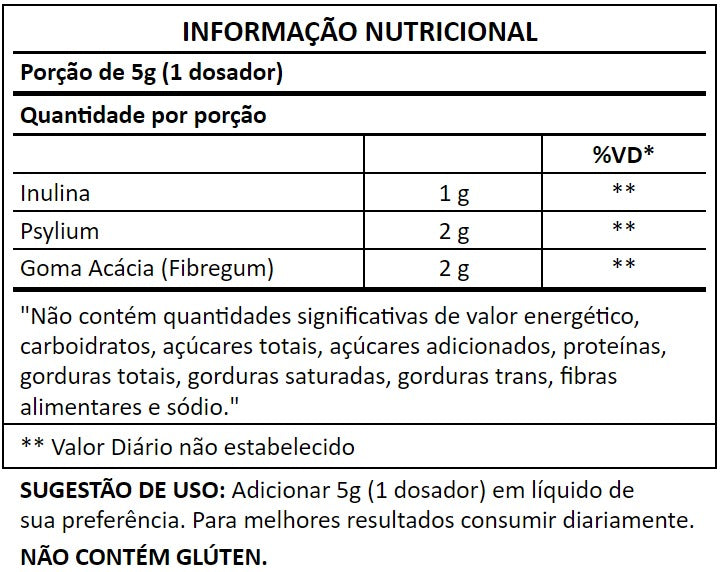 Tabela nutricional