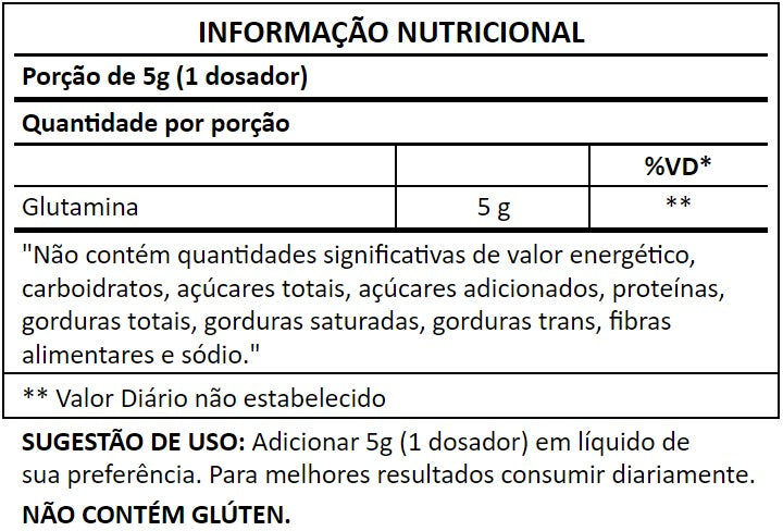 Tabela nutricional